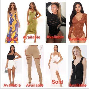 SUPER SEXY FASHION NOVA LOT - ALL SOLD OUT ON THEIR WEBSITE - SIZE XS-S​​​